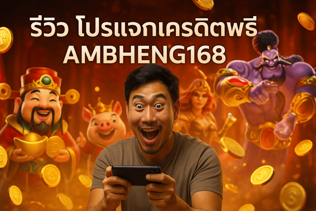 รีวิวโปรแจกเครดิตฟรี AMBHENG168