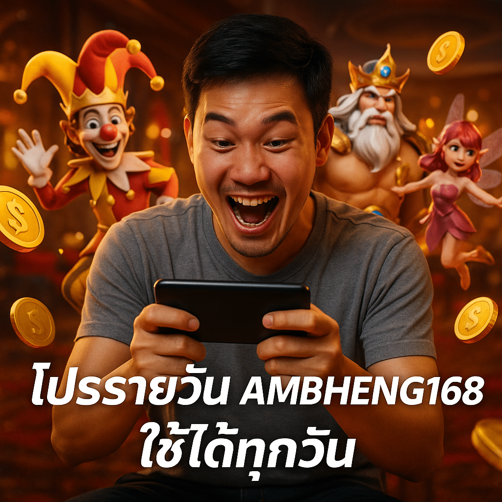 โปรรายวัน AMBHENG168 ใช้ได้ทุกวัน